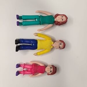 Kid Connection Dollhouse Mom Dad Daughter Figures